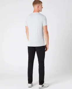 Tapered Fit Cotton-Stretch T-Shirt