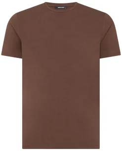Tapered Fit Cotton-Stretch T-Shirt