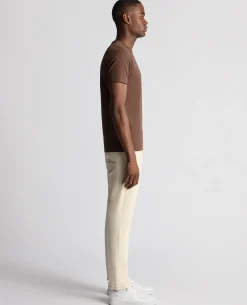 Tapered Fit Cotton-Stretch T-Shirt