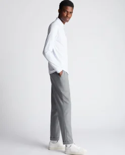 Tapered Fit Cotton-Stretch Polo Shirt