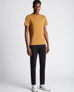 Tapered Fit Cotton-Stretch T-Shirt