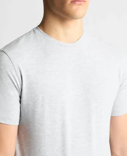 Tapered Fit Cotton-Stretch T-Shirt
