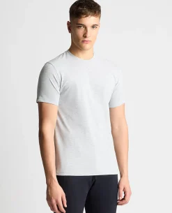 Tapered Fit Cotton-Stretch T-Shirt