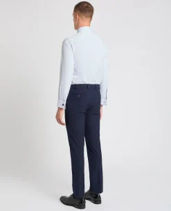 Tapered Fit Cotton-Stretch Double Cuff Shirt