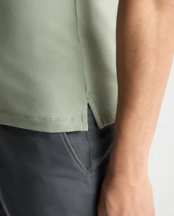 Tapered Fit Cotton-Stretch Polo Shirt