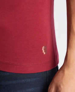 Tapered Fit Cotton-Stretch T-Shirt