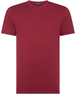 Tapered Fit Cotton-Stretch T-Shirt