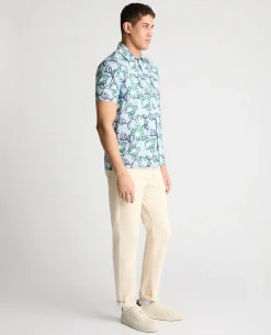 Tapered Fit Floral Patterned Shirt
