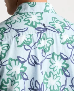 Tapered Fit Floral Patterned Shirt