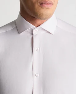 Tapered Fit French Front Cotton Shirt
