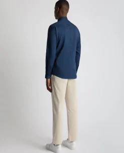 Tapered Fit Oxford Cotton Shirt