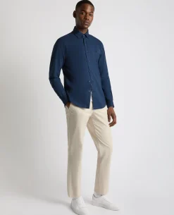 Tapered Fit Oxford Cotton Shirt
