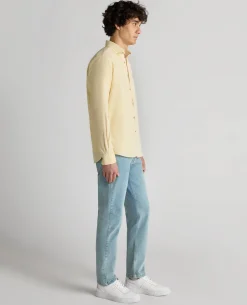 Tapered Fit Oxford Cotton Shirt