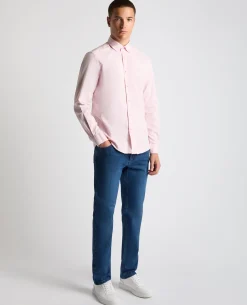 Tapered Fit Oxford Cotton Shirt