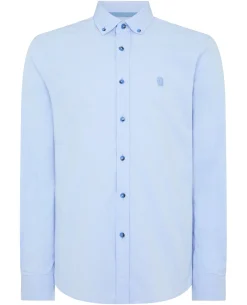 Tapered Fit Oxford Cotton Shirt