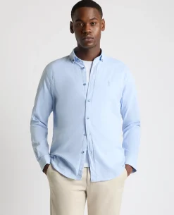 Tapered Fit Oxford Cotton Shirt