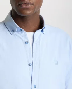 Tapered Fit Oxford Cotton Shirt