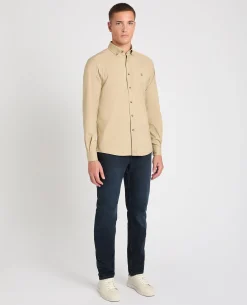 Tapered Fit Oxford Cotton Shirt