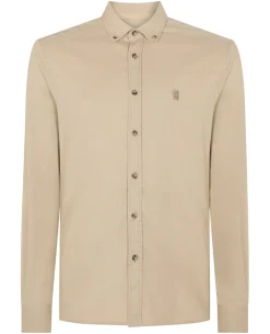 Tapered Fit Oxford Cotton Shirt