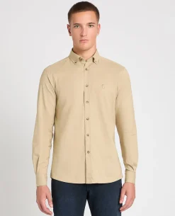 Tapered Fit Oxford Cotton Shirt