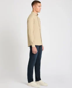 Tapered Fit Oxford Cotton Shirt