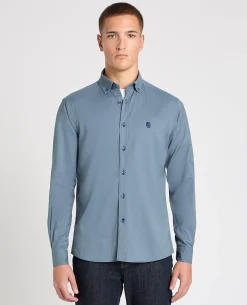 Tapered Fit Oxford Cotton Shirt