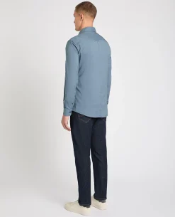 Tapered Fit Oxford Cotton Shirt