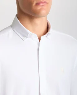Tapered Fit Oxford Cotton Shirt
