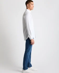 Tapered Fit Oxford Cotton Shirt