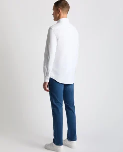 Tapered Fit Oxford Cotton Shirt