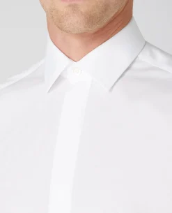 Tapered Fit Parker Collar Shirt