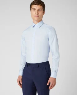 Tapered Fit Placket Front Shirt