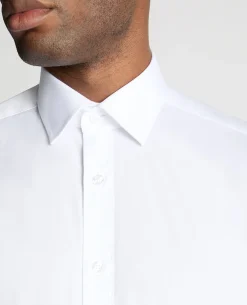 Tapered Fit Placket Front Shirt