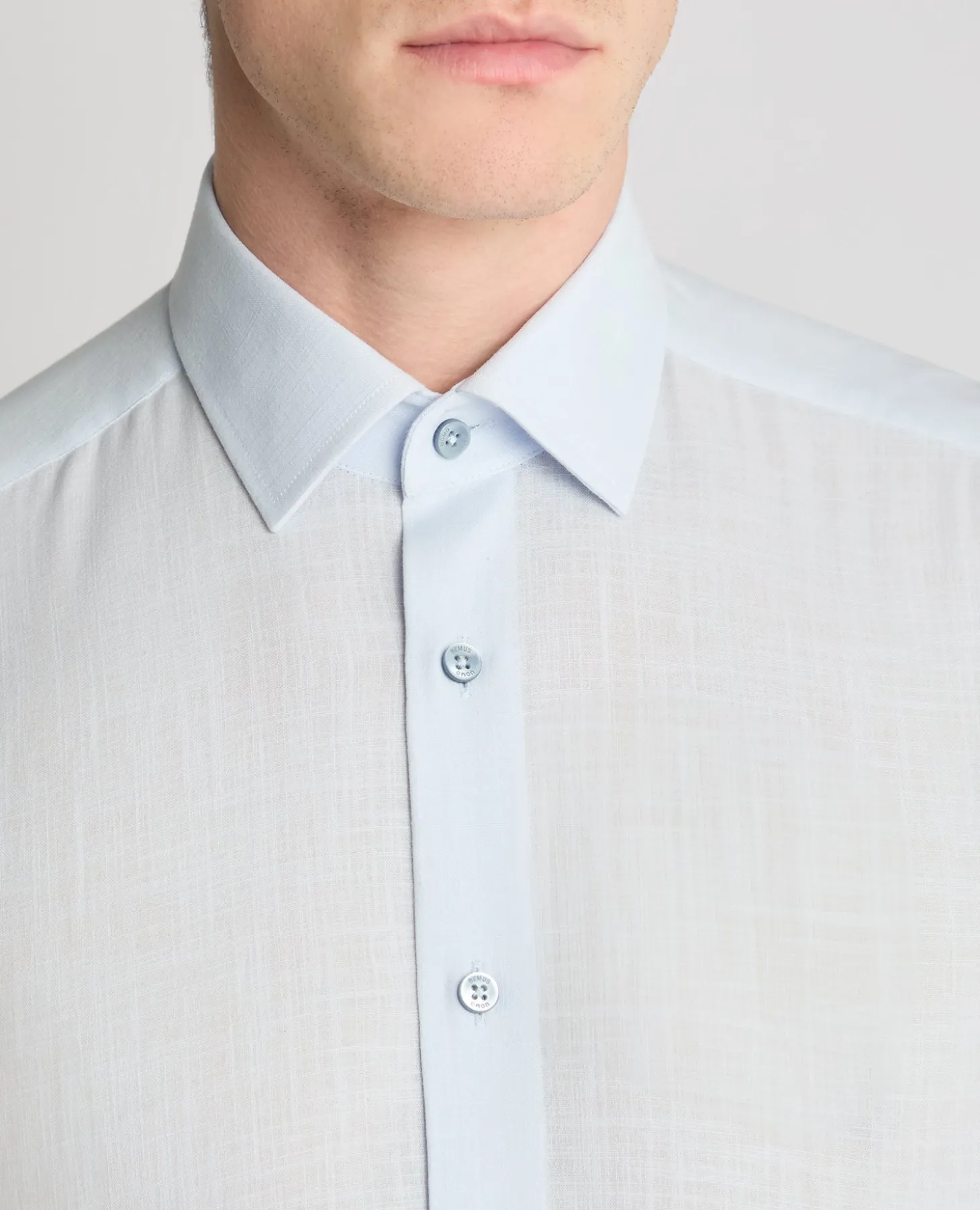 Tapered Fit Pure Cotton Shirt