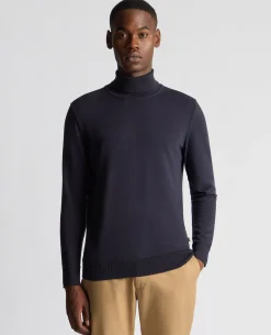 Tapered Fit Roll Neck Sweater