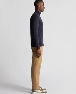 Tapered Fit Roll Neck Sweater