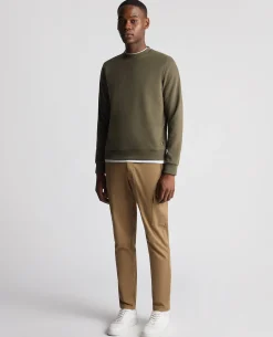 Tapered Fit Soft Touch Cotton-Blend Sweatshirt