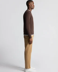 Tapered Fit Soft Touch Cotton-Blend Sweatshirt