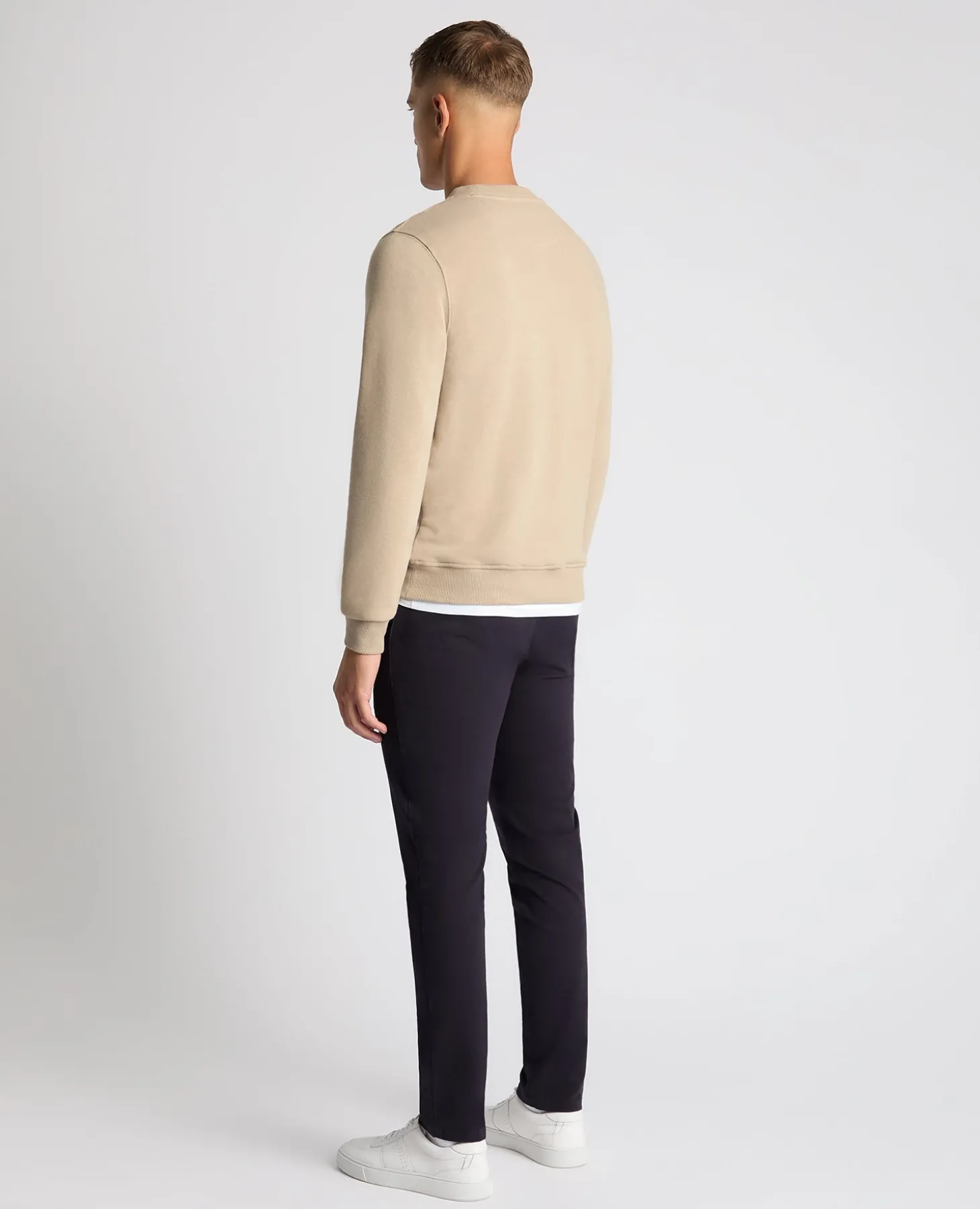 Tapered Fit Soft Touch Cotton-Blend Sweatshirt