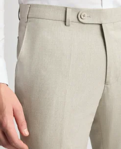 Tapered Fit Stretch Formal Trousers