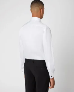 Tapered Fit Stud Button Shirt