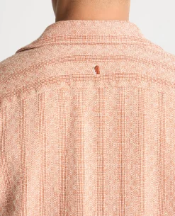 Tapered Fit Two-Tone Textured Shirt