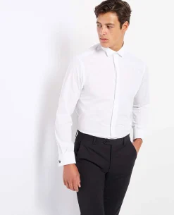 Tapered Fit Wing Collar Shirt