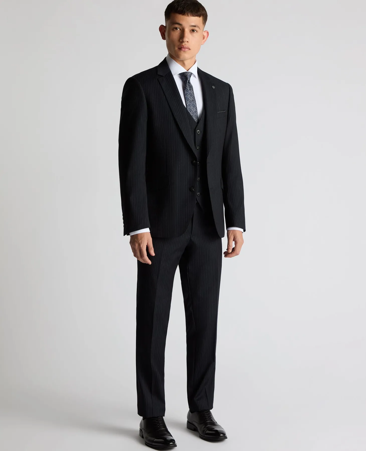 Tapered Fit Wool Rich Suit