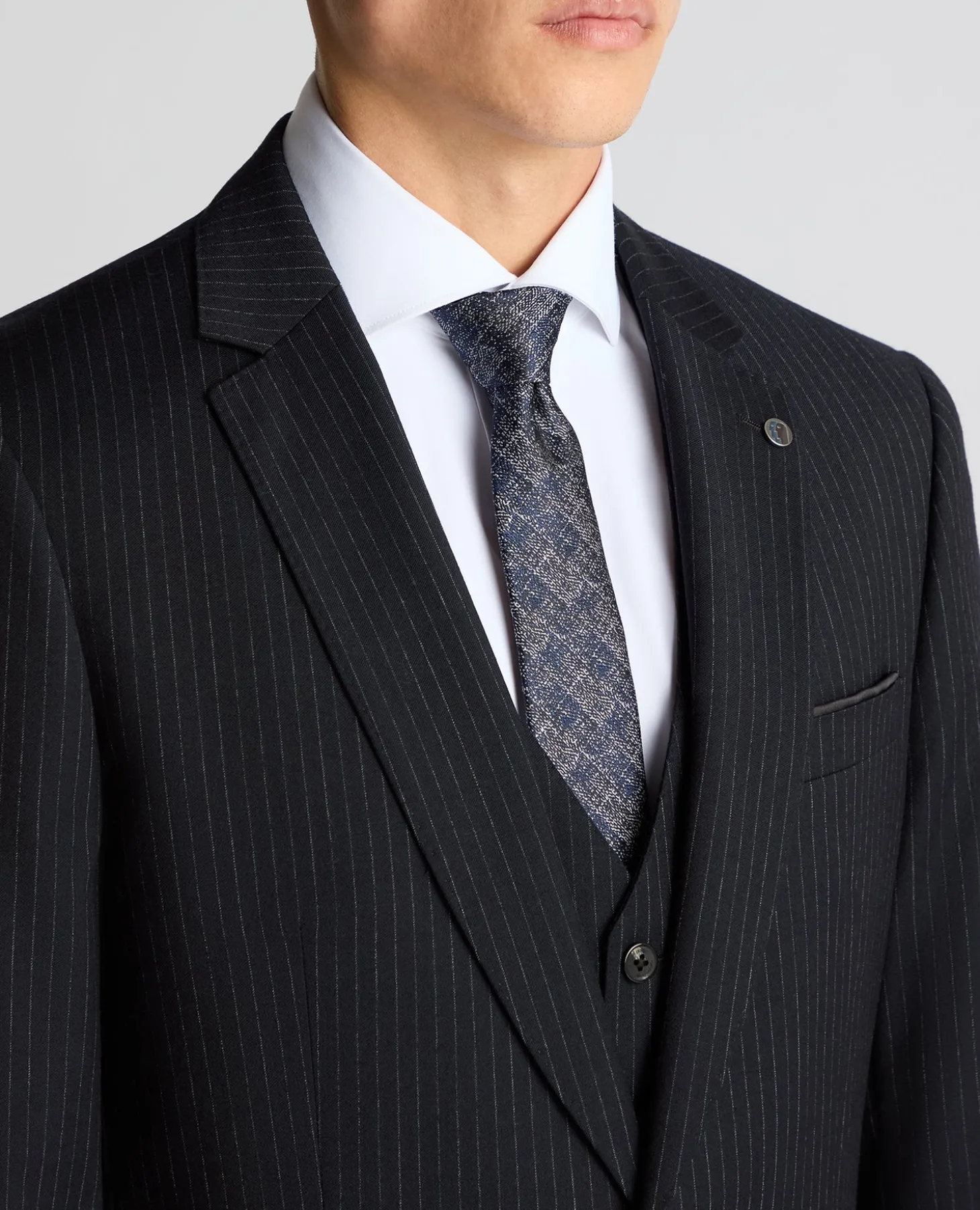 Tapered Fit Wool Rich Suit