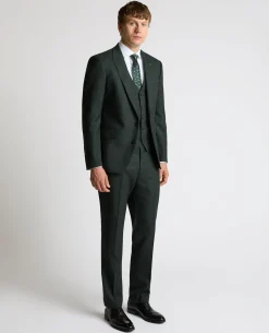 Tapered Fit Wool Stretch Suit
