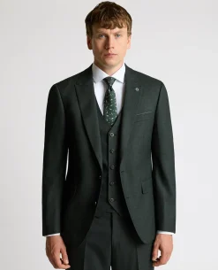 Tapered Fit Wool Stretch Suit