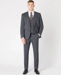 Tapered Fit Wool-Blend Mix and Match Suit