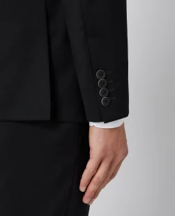 Tapered Fit Wool-Blend Mix and Match Suit