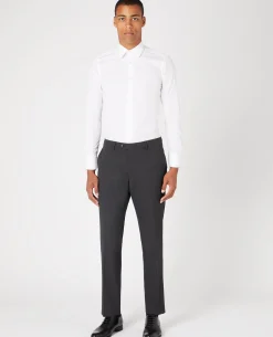 Tapered Leg Stretch Formal Trousers